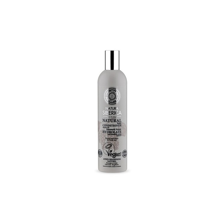 Natura Sibérica Bálsamo natural para cabello débil, Energía y Brillo