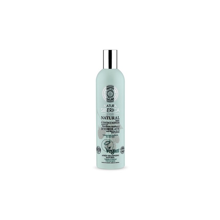 Natura Sibérica Bálsamo natural para cabello graso, Volumen y Frescor