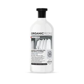 Organic People Detergente líquido ECOLÓGICO para la ropa blanca