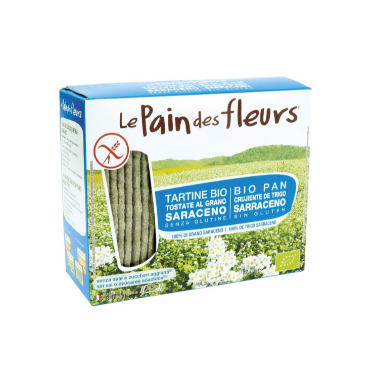 Tostadas crujientes de trigo sarraceno Bio (sin sal, sin gluten)