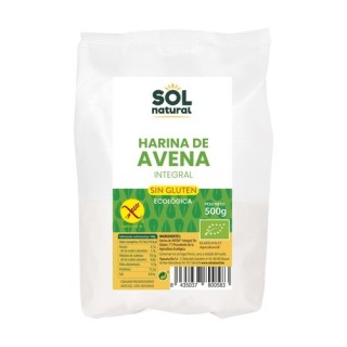 Harina de avena integral sin gluten Bio