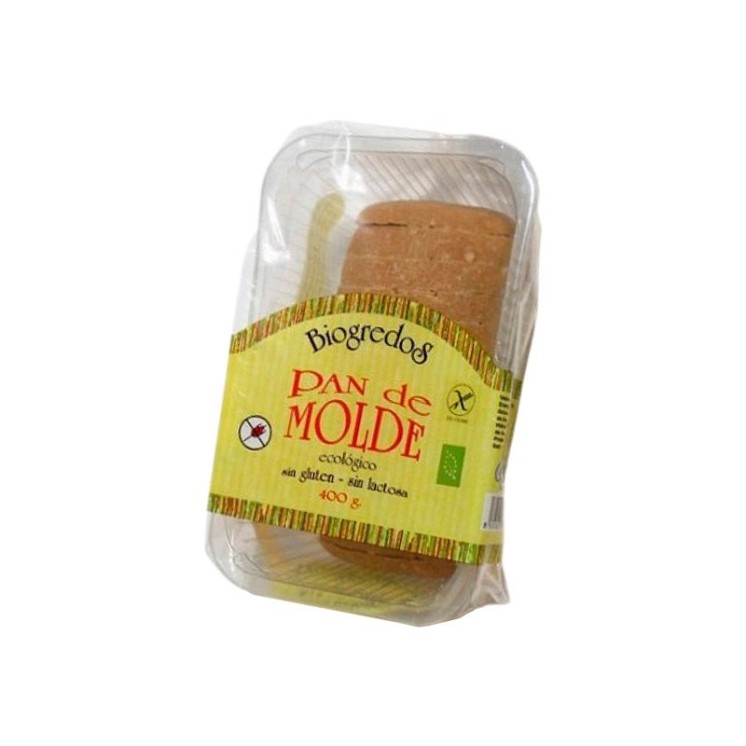 Pan de molde sin gluten y sin lactosa