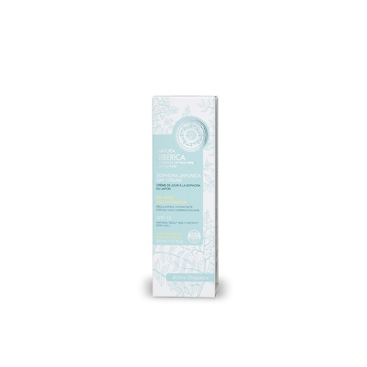 Natura Sibérica CREMA DE DÍA PARA PIEL GRASA, Equilibrio e Hidratación, 50 ml