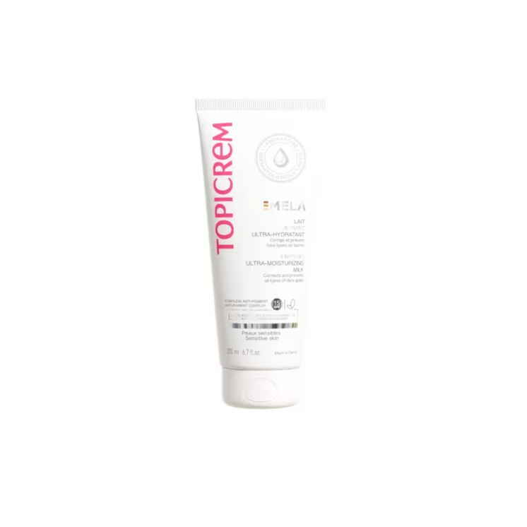 Topicrem Mela Leche Unificadora Ultra-Hidratante Corporal SPF15 200 ml