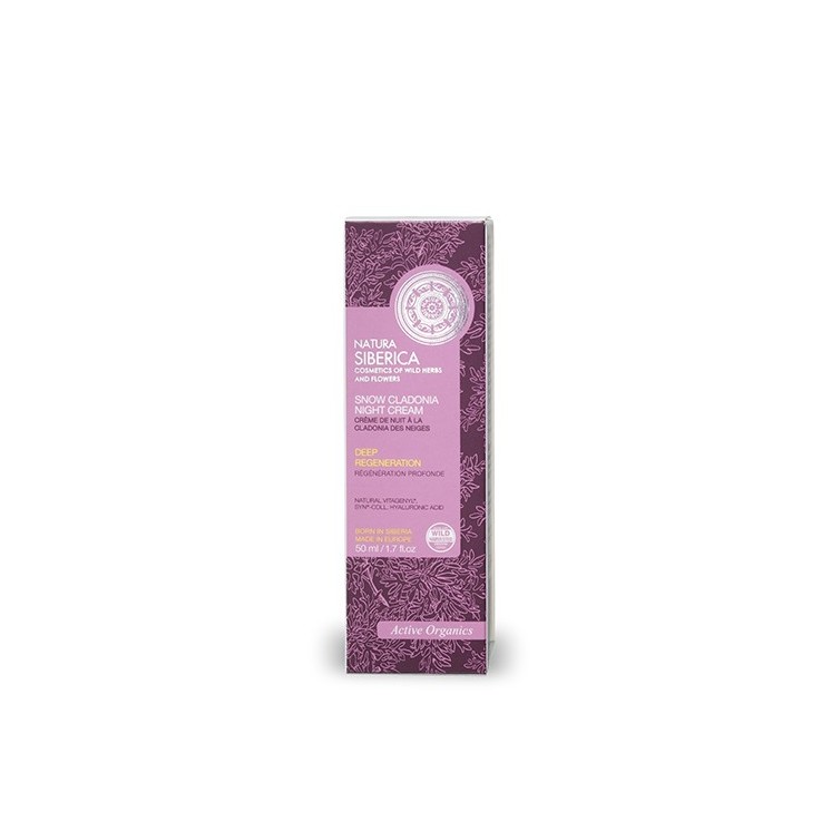 Natura Sibérica CREMA DE NOCHE REPARADORA, Regeneración Profunda, 50ml