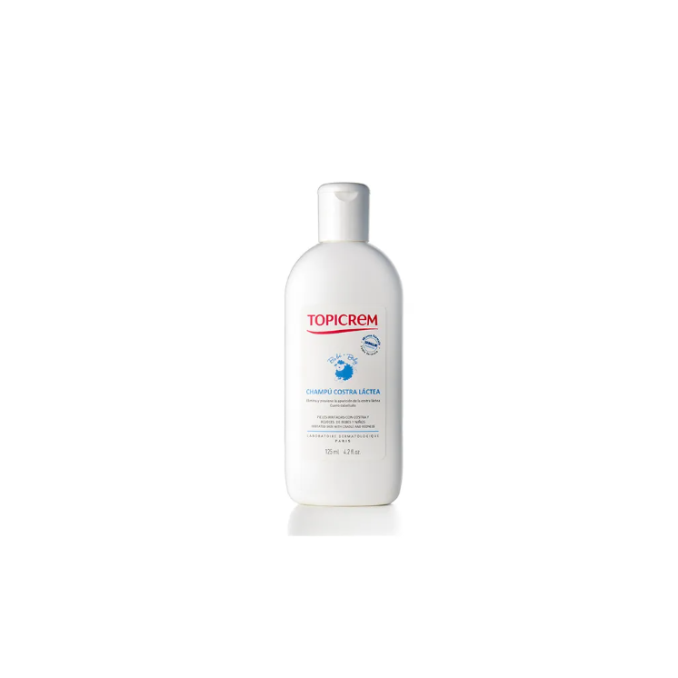 TOPICREM Ds+ Baby Champú | 125ML Champú costra láctea bebé