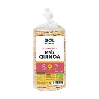 Tortas de maíz con quinoa sin gluten Bio 120 g