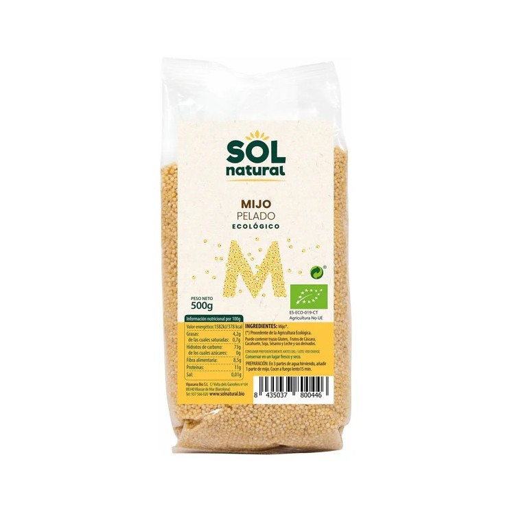 Mijo Pelado Bio 500 gr