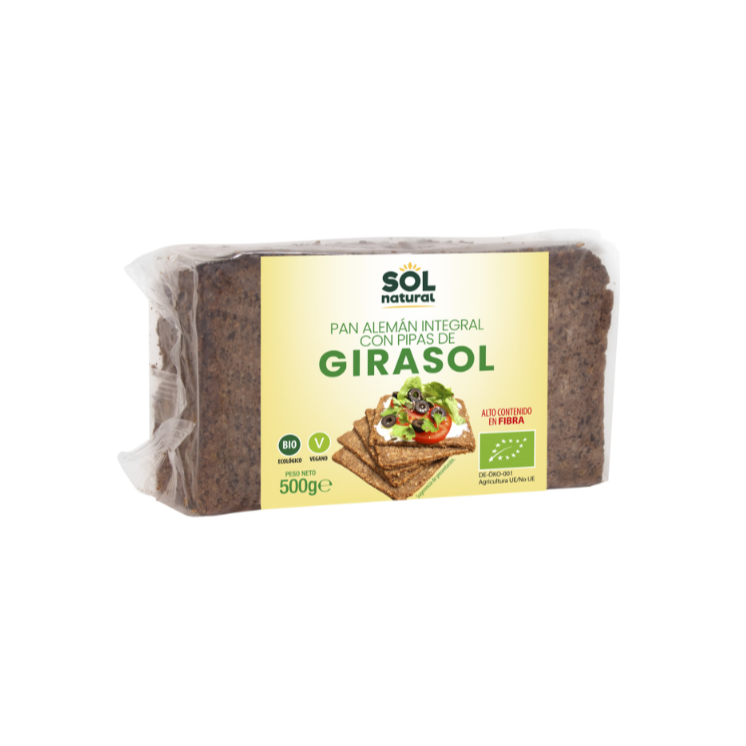 Pan alemán con pipas de girasol 500 g