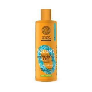 Natura Sibérica Oblepikha ACONDICIONADOR Y MASCARILLA 2 EN 1 VOLUMINIZADOR DE COLÁGENO