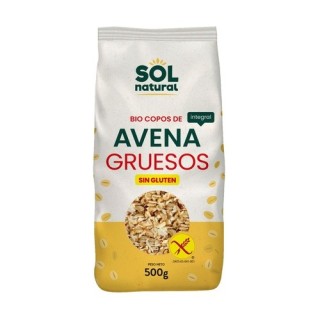 Copos de avena integral gruesos sin gluten Bio 500 g