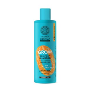Natura Sibérica Oblepikha CHAMPÚ FORTALECEDOR Y POTENCIADOR DEL CRECIMIENTO CON PÉPTIDOS