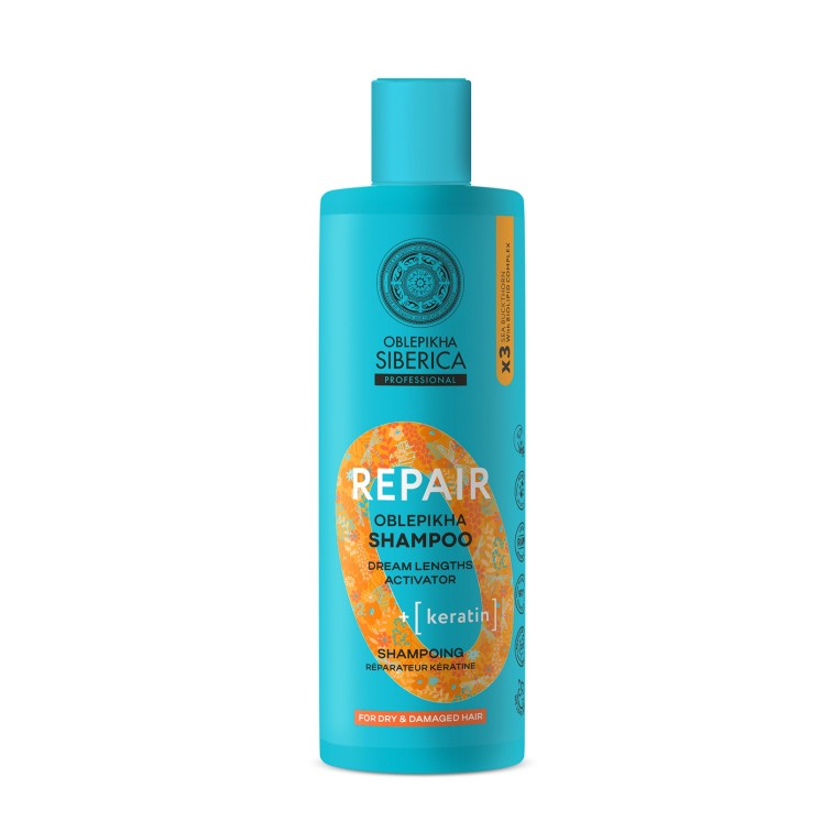 Natura Sibérica Oblepikha CHAMPÚ REPARADOR DE QUERATINA