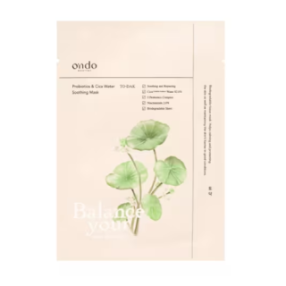 Ondo Beauty 36.5 Probiotics & Cica Water Soothing Mask 1 ud