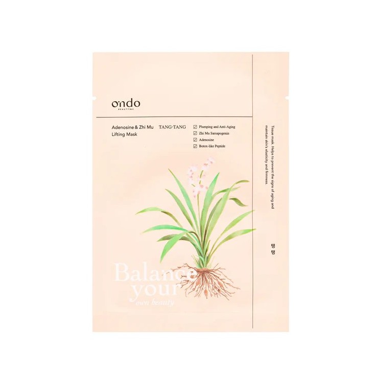 Ondo Beauty 36.5 Adenosine & Zhi Mu Lifting Mask Tang-Tang 25g