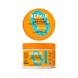 Natura Sibérica Oblepikha MASCARILLA CAPILAR REPARADORA DE QUERATINA