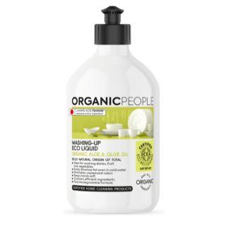 Organic people Lavavajillas líquido ecológico aloe y aceite de oliva 500 ml