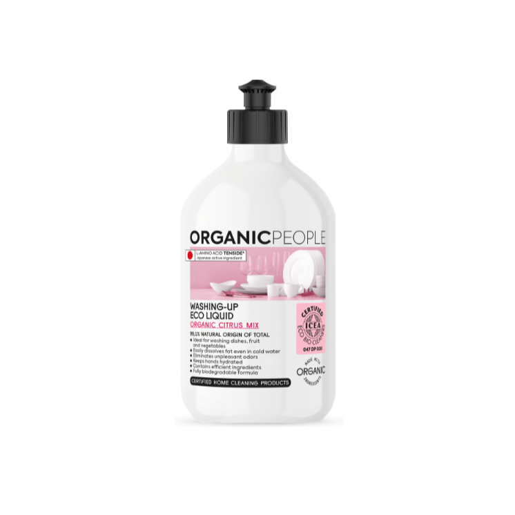 Organic people Lavavajillas líquido ecológico mix citrico 500 ml