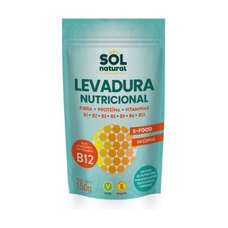 Sol Natural Levadura nutricional con vitamina B12 150 g