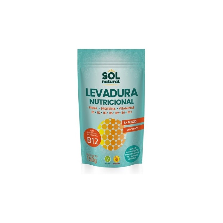 Sol Natural Levadura nutricional con vitamina B12 150 g