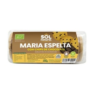 Sol Natural Galletas María de espelta con chocolate Bio 200 g