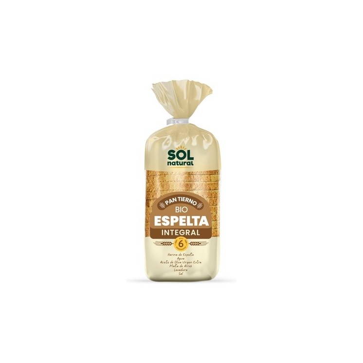Sol Natural Pan de molde de espelta integral Bio 400 g