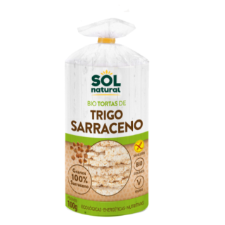 Sol Natural Tortas de trigo sarraceno sin gluten Bio 100 g