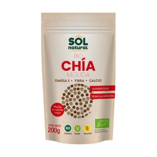 Sol Natural Semillas de chía molidas Bio 200 g