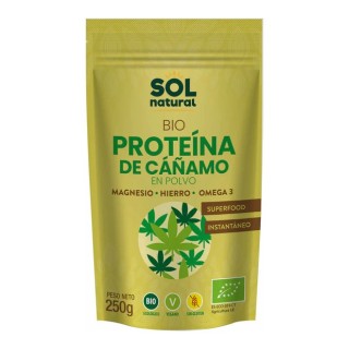 Sol Natural Proteina de Cañamo Bio 250 gr