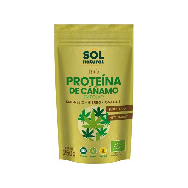 Sol Natural Proteina de Cañamo Bio 250 gr