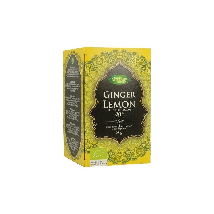 Té jengibre y limón (sin teína)