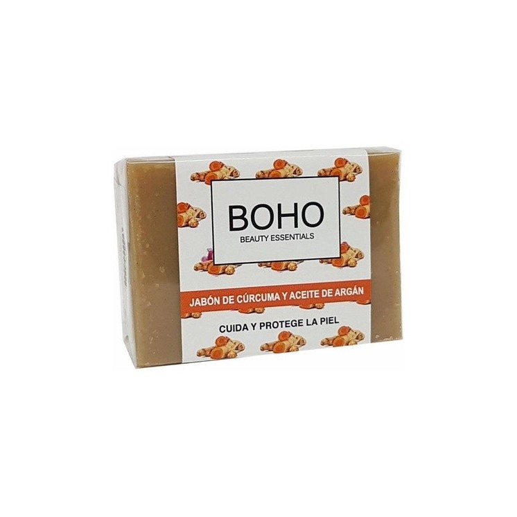 Boho Jabón de cúrcuma y aceite de argán 100 g