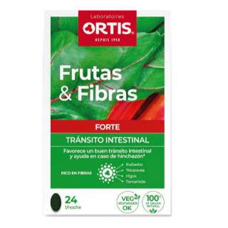 Ortis Frutas & Fibras Forte Tránsito Intestinal 24 comprimidos