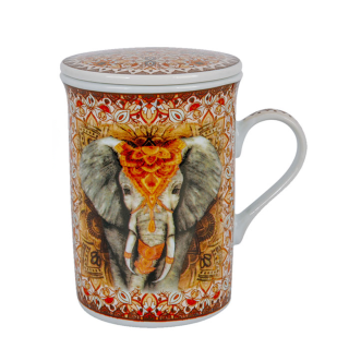 Signes Grimalt By SIGRIS - Mug - Taza con filtro  Multicolor de Porcelana Signes Grimalt By SIGRIS - Mug - Taza con filtro  Multicolor de Porcelana