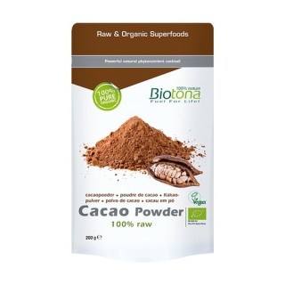 Biotona Cacao Raw Powder Bio 200 g
