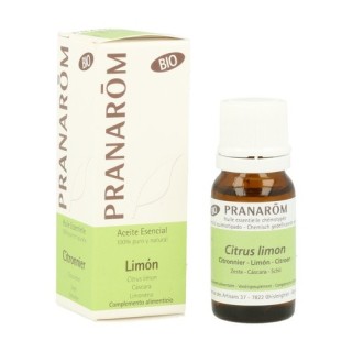 Pranarom Limón cáscara aceite esencial bio 10 ml de aceite esencial