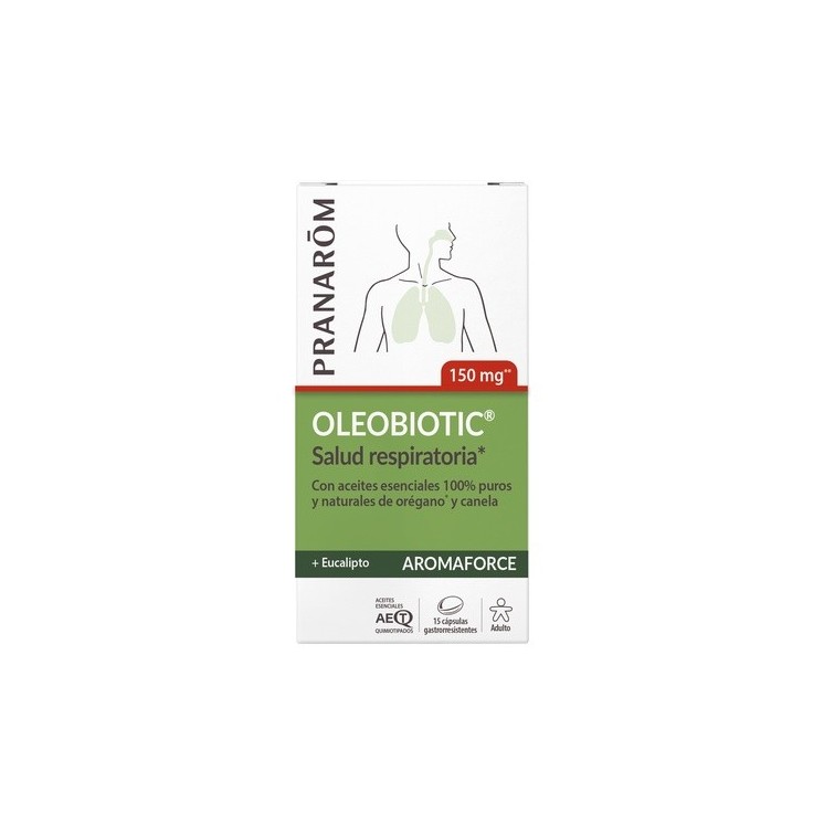 Pranarom Oleobiotic 15 cápsulas