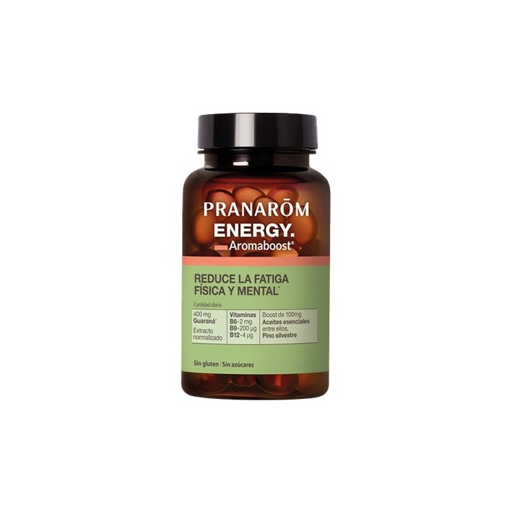 Pranarom Aromaboost energy (energía) 60 cápsulas