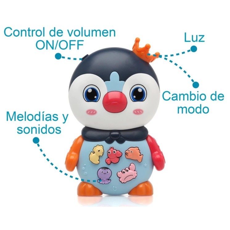 Kiokids Pingüino musical de juguete