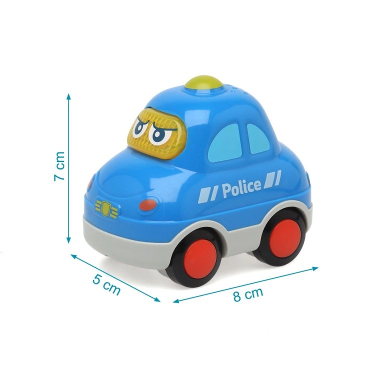 Kiokids Coche de policía con luz y sonido